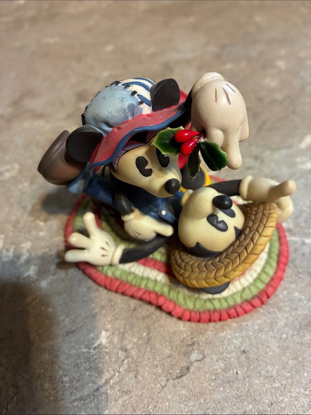 Disney Mickey & Minnie Holiday Figurine - Picture 7 of 8